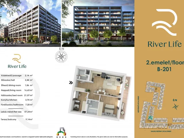 Eladó lakás Budapest XIII. kerület, Vizafogó 57 nm