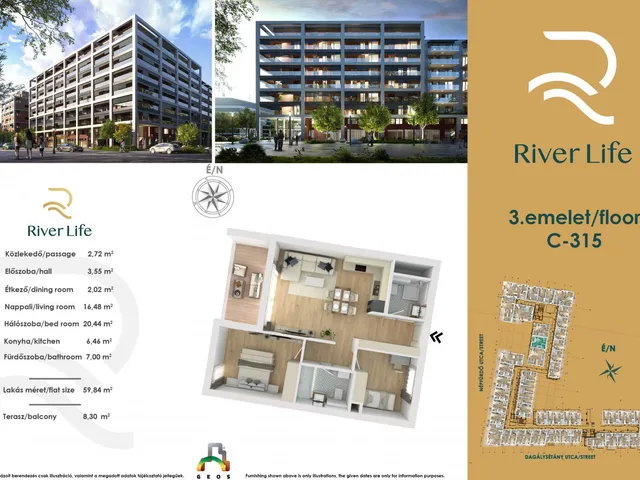 Eladó lakás Budapest XIII. kerület, Vizafogó 60 nm