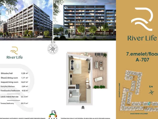 Eladó lakás Budapest XIII. kerület, Vizafogó 33 nm