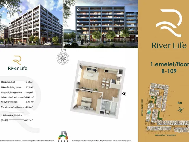 Eladó lakás Budapest XIII. kerület, Vizafogó 49 nm