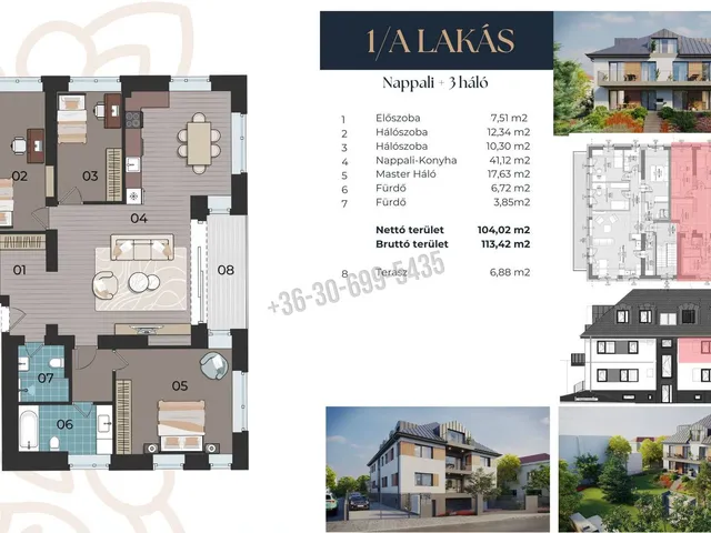 Eladó lakás Budapest XII. kerület, Virányos 116 nm