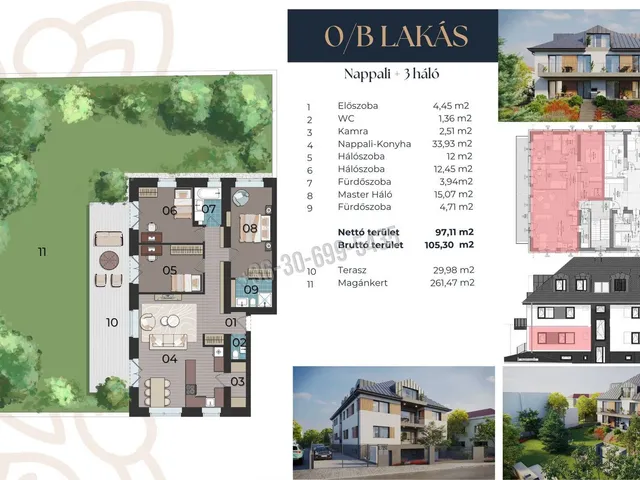 Eladó lakás Budapest XII. kerület, Virányos 186 nm