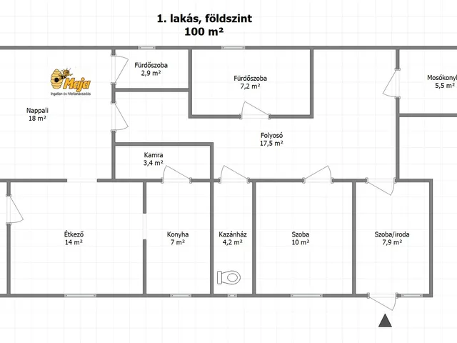 Eladó ház Pázmánd 183 nm