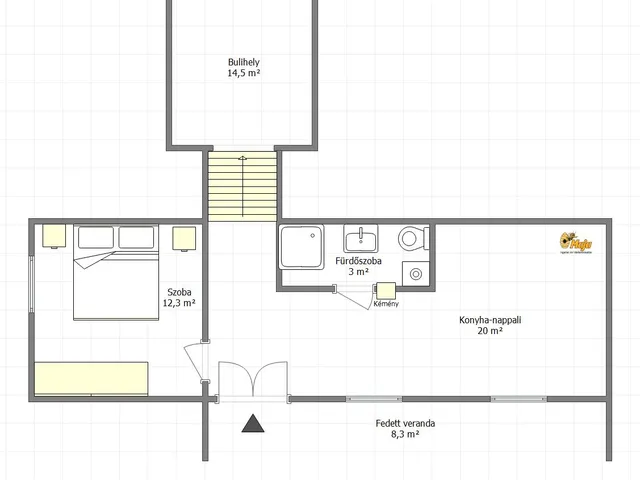 Eladó ház Lovasberény, Szőlőhegy 55 nm
