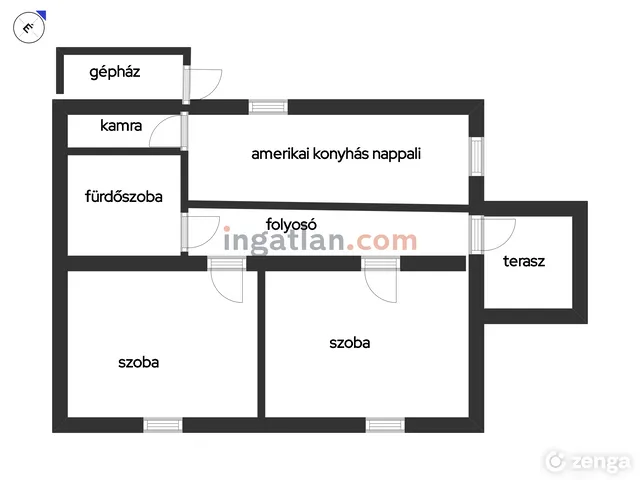 Eladó ház Tiszavárkony 64 nm