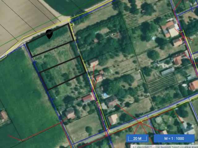 Eladó telek Mohács 1830 nm