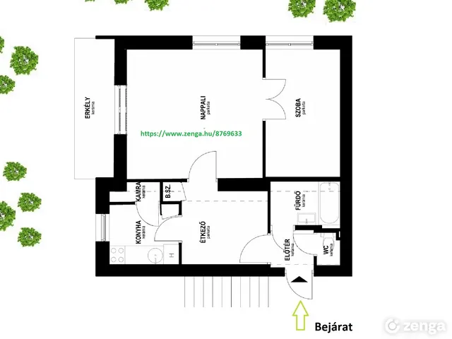 Eladó lakás Budapest II. kerület, Kurucles 48 nm