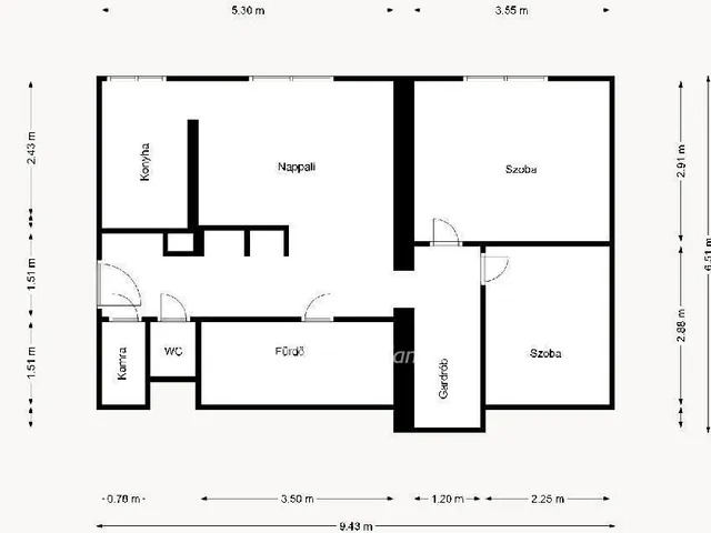 Eladó lakás Tököl 54 nm