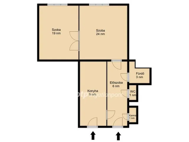 Eladó lakás Budapest VIII. kerület 63 nm