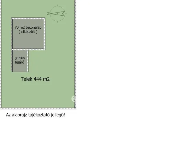 Eladó telek Ráckeve 444 nm