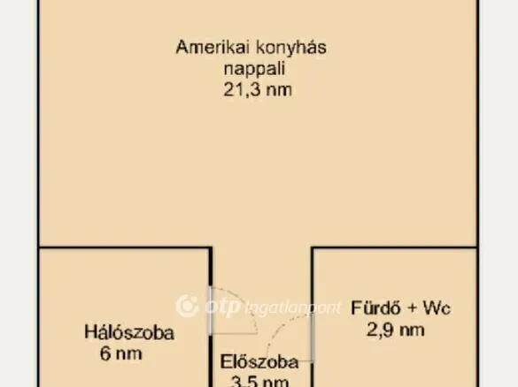 Eladó lakás Budapest XXI. kerület 35 nm