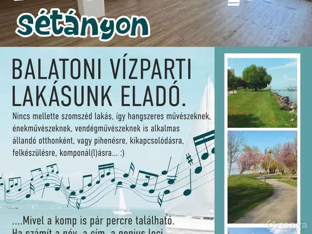 Eladó lakás Siófok, Ezüstpart 56 nm