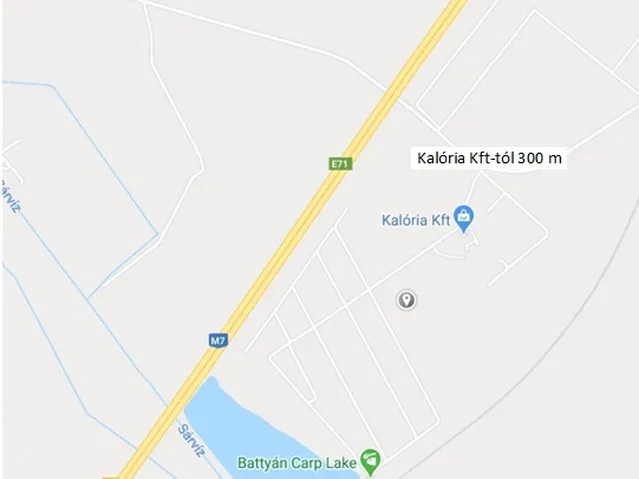 Eladó telek Szabadbattyán 800 nm