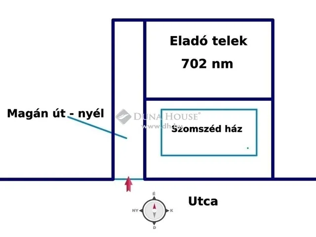 Eladó telek Budapest XXII. kerület, Budafok 702 nm