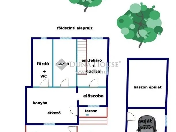 Eladó ház Budapest XXII. kerület, Budafok-Rózsavölgy 72 nm