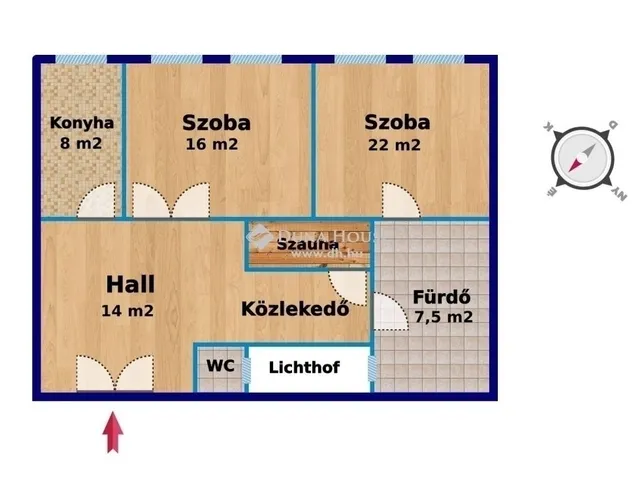 Eladó lakás Budapest VI. kerület, Diplomatanegyed 72 nm
