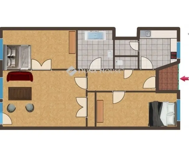 Eladó lakás Budapest XI. kerület, Szentimreváros 51 nm