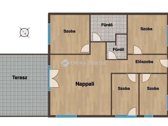 Eladó ház Budapest XXII. kerület, Budafok-Rózsavölgy 92 nm