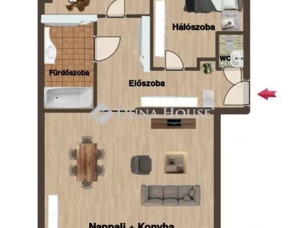 Eladó lakás Budapest XI. kerület, Szentimreváros 63 nm