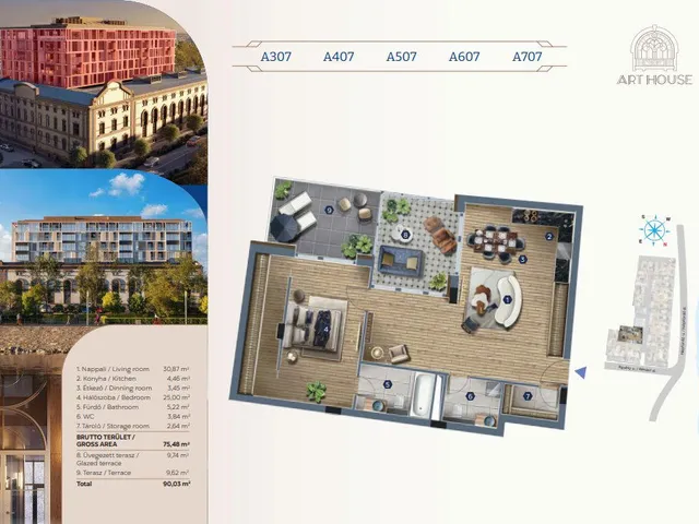 Eladó lakás Budapest XIII. kerület, Vizafogó 75 nm