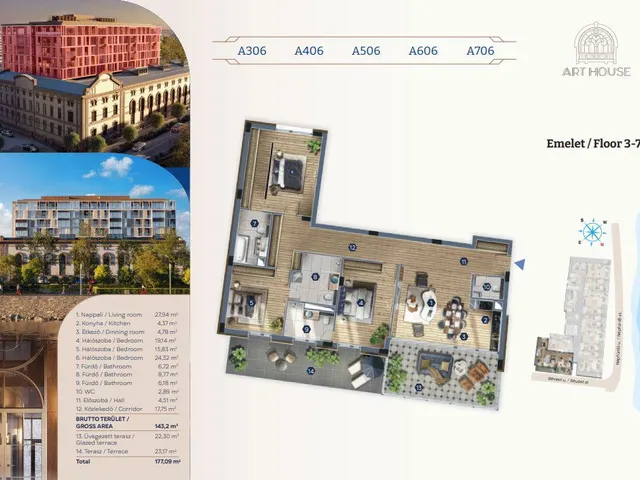 Eladó lakás Budapest XIII. kerület, Vizafogó 143 nm