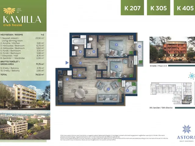 Eladó lakás Budapest XIII. kerület, Angyalföld 75 nm