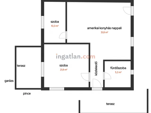 Eladó ház Ercsi, Kárpáthy Jenő utca 73 nm