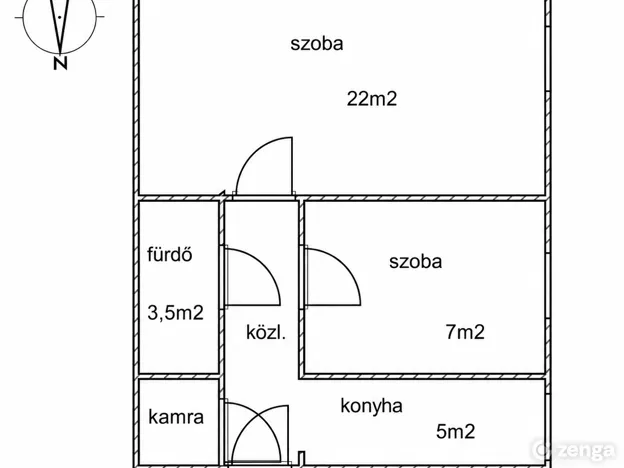 Eladó lakás Nagykanizsa, Keleti városrész 43 nm