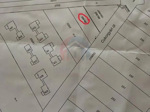 Eladó telek Nagycenk 675 nm