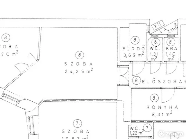 Kiadó lakás Budapest XIII. kerület, Kartács uta 64 nm