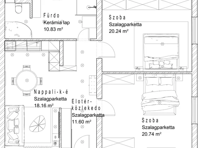 Eladó lakás Érd, Postás-telep 82 nm