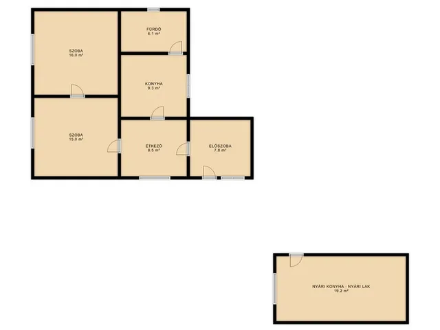 Eladó ház Erdőtelek 65 nm