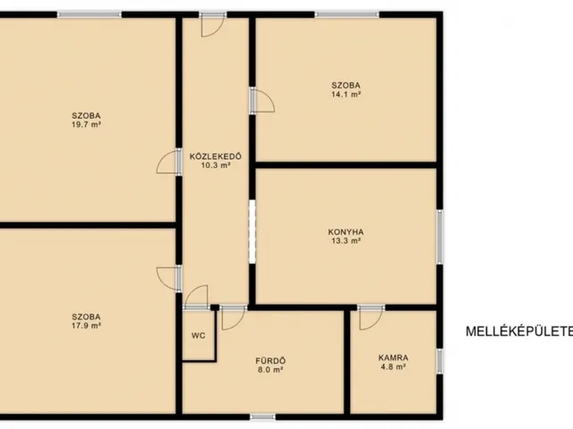 Eladó ház Kisköre 88 nm