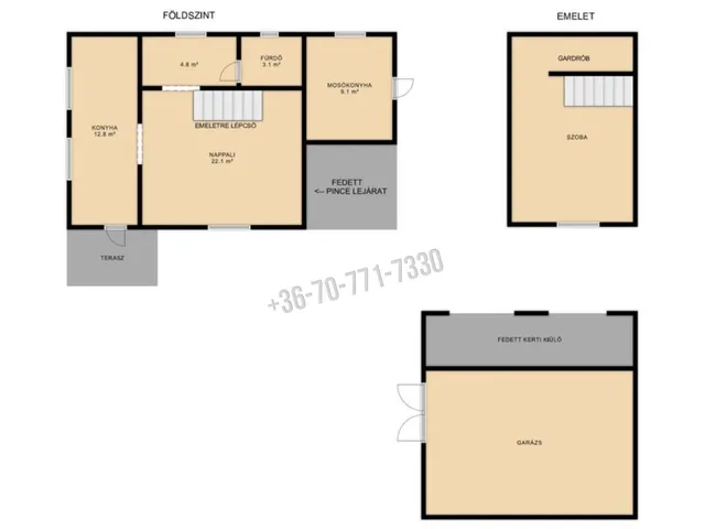 Eladó ház Heves, Ötödrész 70 nm