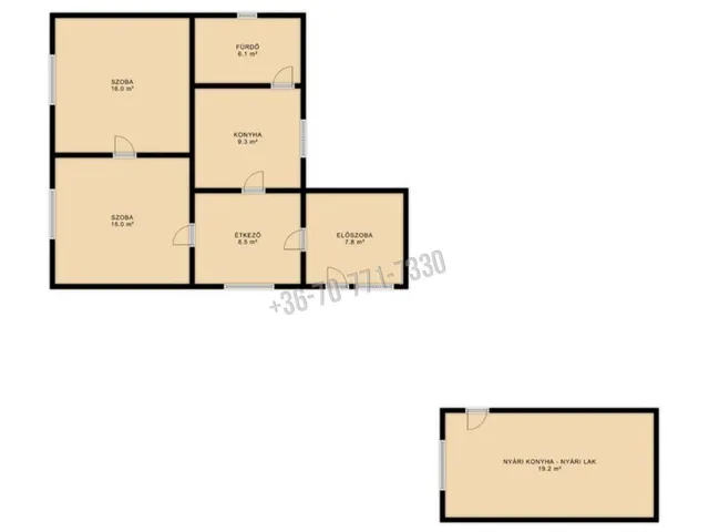 Eladó ház Erdőtelek 65 nm