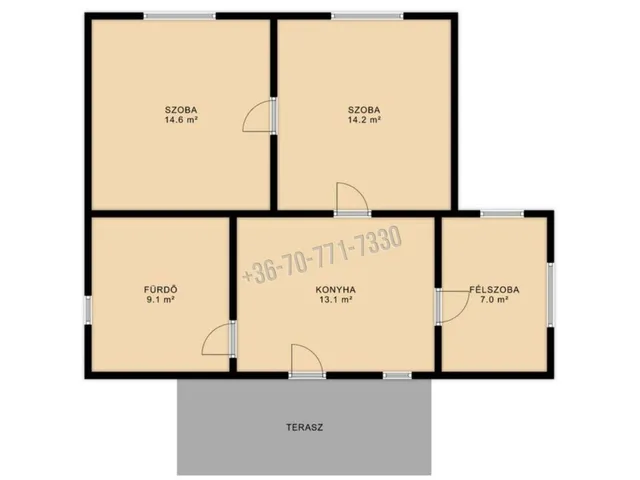 Eladó ház Tenk 60 nm