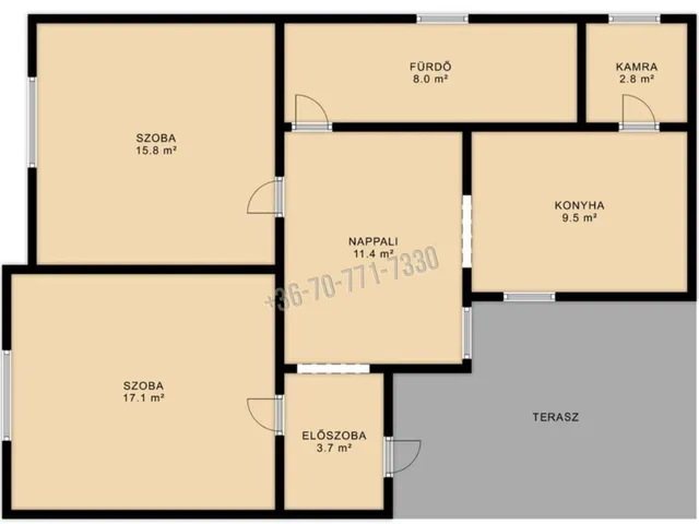 Eladó ház Besenyőtelek 68 nm