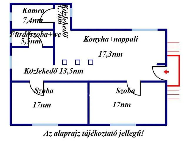 Eladó ház Pusztamonostor 81 nm