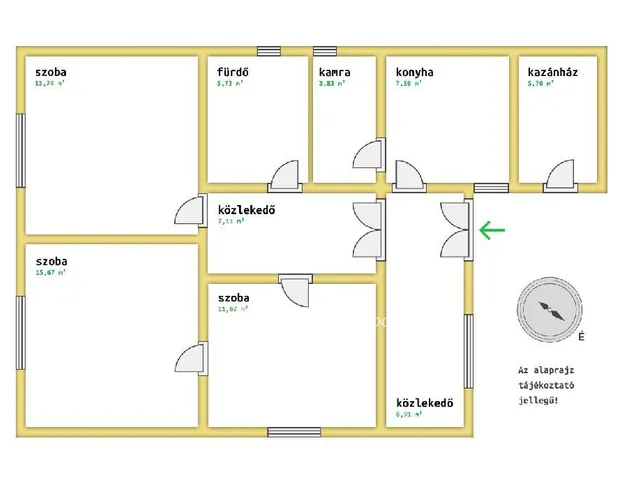 Eladó ház Jászfényszaru 82 nm
