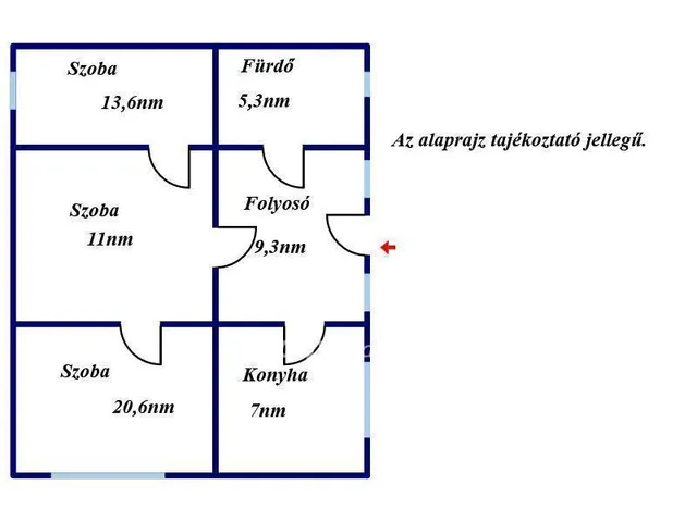 Eladó ház Alattyán 66 nm