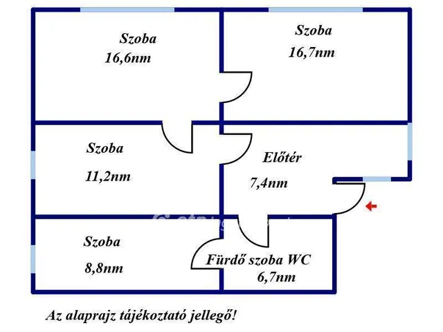 Eladó ház Jánoshida 67 nm