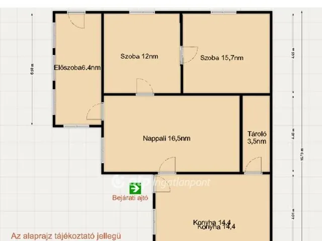Eladó ház Tápiószele 75 nm