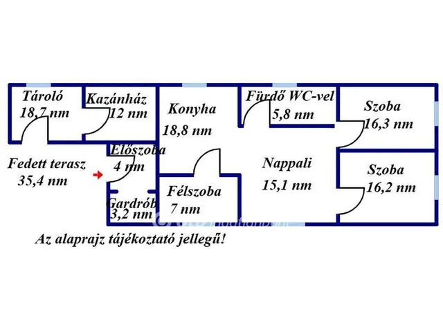 Eladó ház Jászboldogháza 117 nm