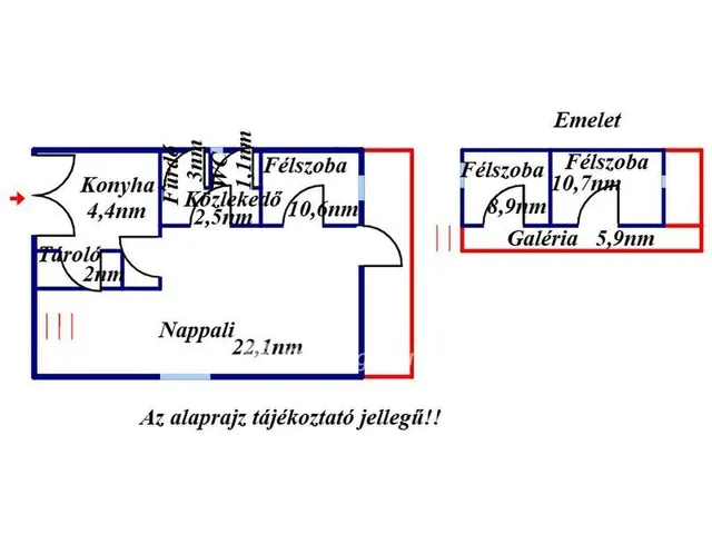 Eladó nyaraló Jászárokszállás 71 nm