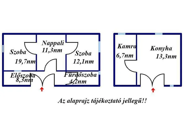 Eladó ház Jászjákóhalma 55 nm
