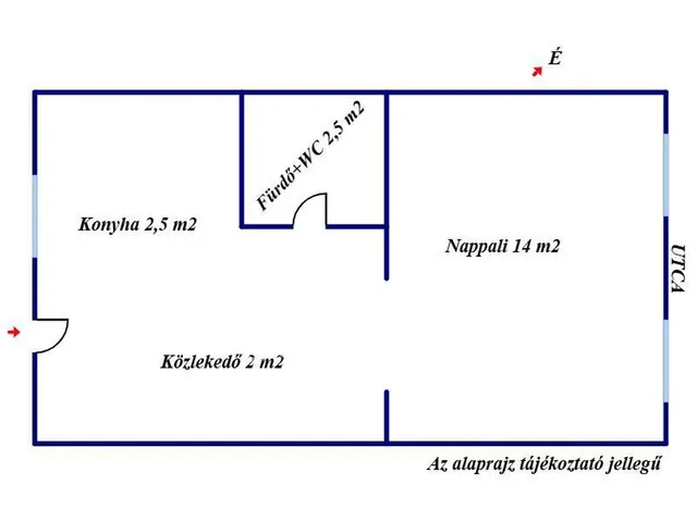 Eladó lakás Budapest VII. kerület 20 nm
