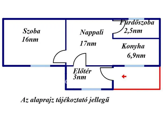 Eladó lakás Cegléd 46 nm