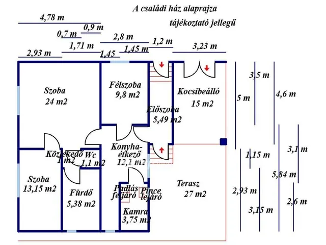 Eladó ház Szolnok 76 nm