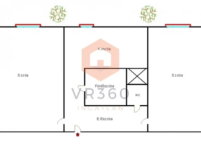 Kiadó lakás Pécs, Egyetemváros 47 nm