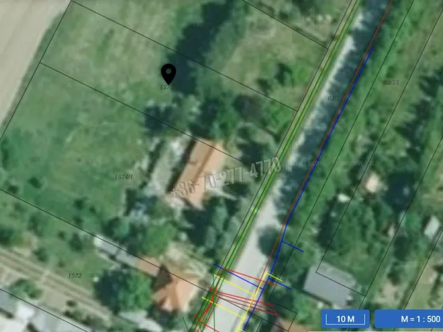 Eladó telek Oroszlány, Majki utca 1183 nm